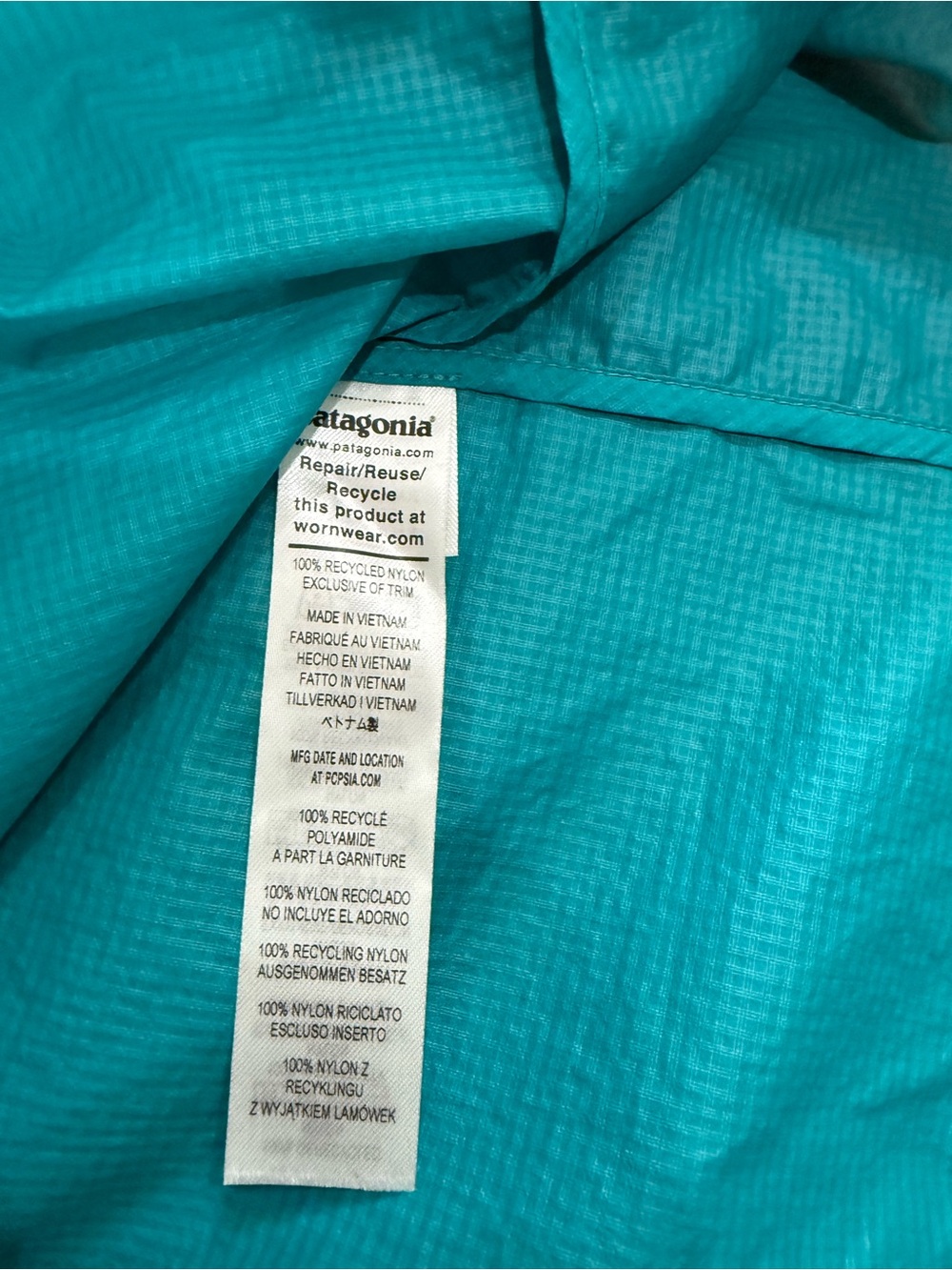 Patagonia Houdini Stash 1/2 Zip Pullover XS Windbreaker NWT Colorblock - Picture 6 of 8